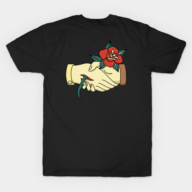 handshake roses by dayouths